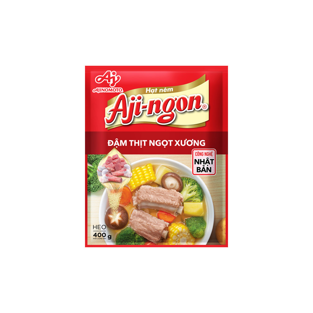 Combo 3 Gói Hạt Nêm Aji-ngon® 400g/Gói