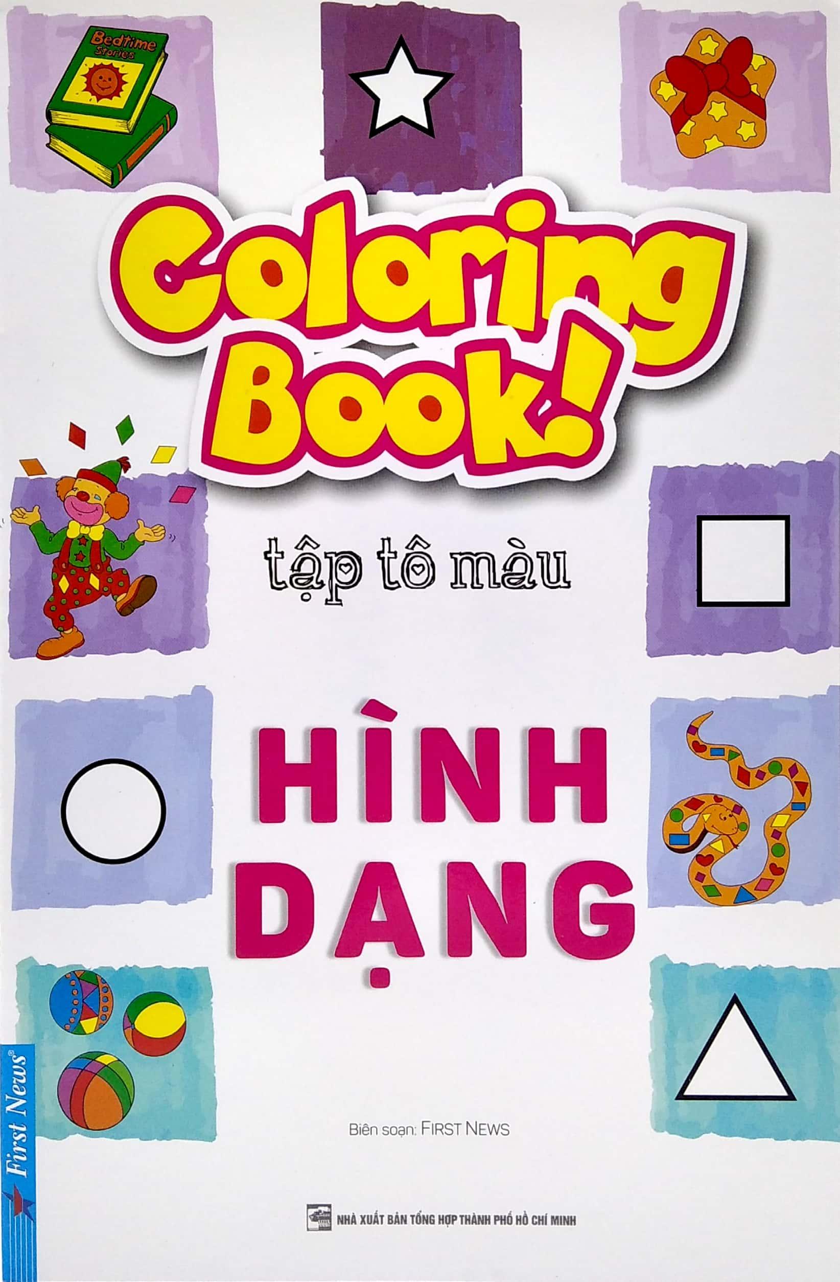 Coloring Book - Tập Tô Màu - Hình Dạng
