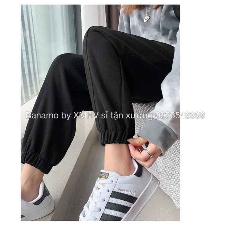 Quần JOGGER nỉ bom tổ ong siêu hot siêu xịn vải không bai xù thời trang Banamo Fashion 294