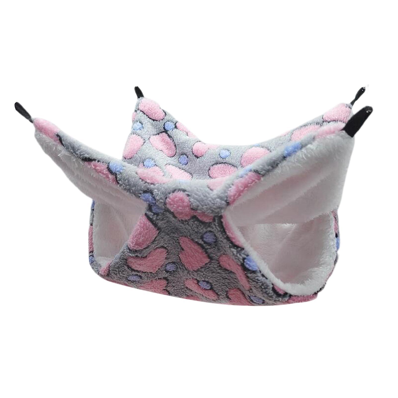 Hamster Hammock Bed Bedding Sleeping Warm Playing for Small Pet Parrot