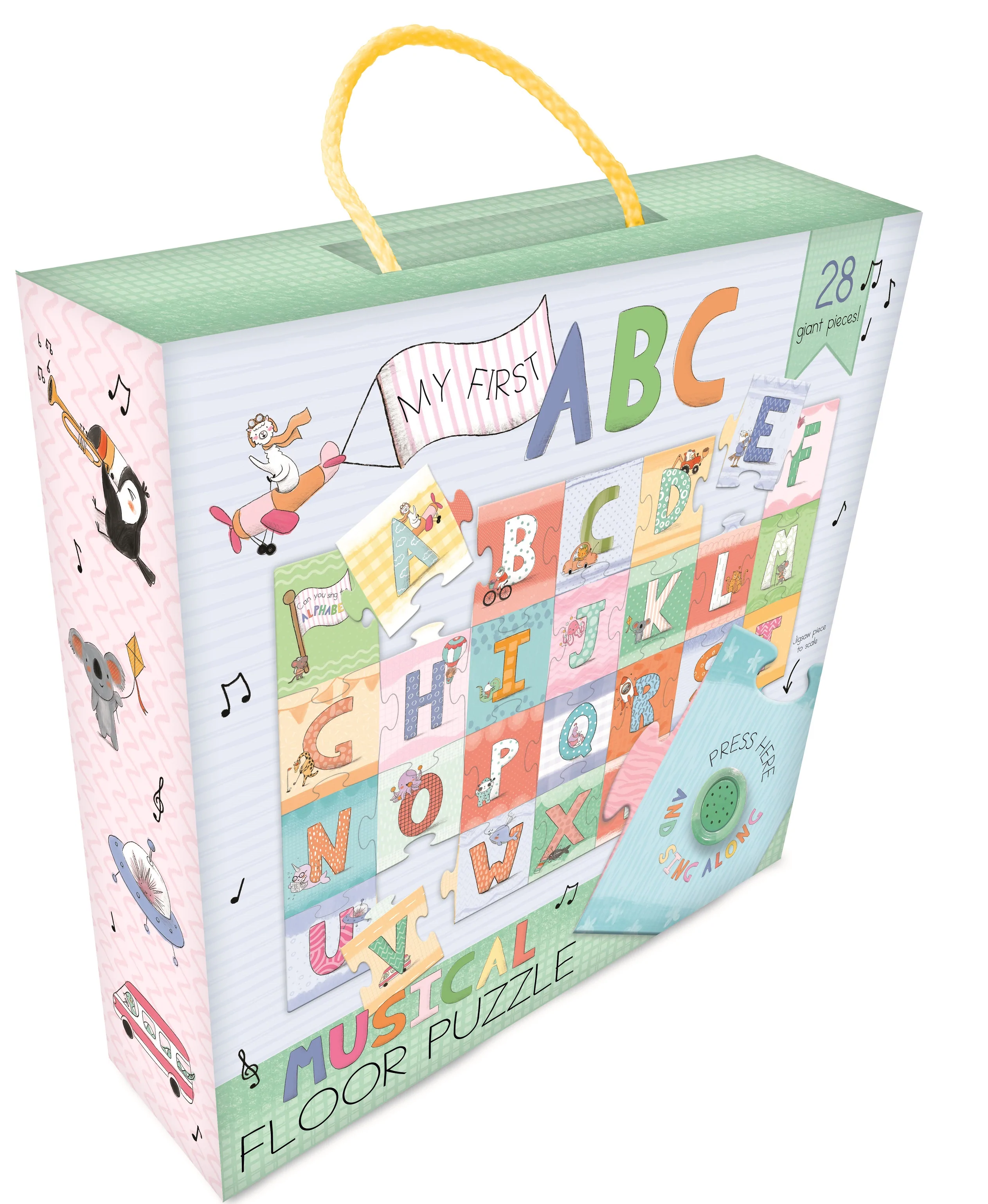 Musical Floor Puzzle - My First ABC (28 Giant Pieces)