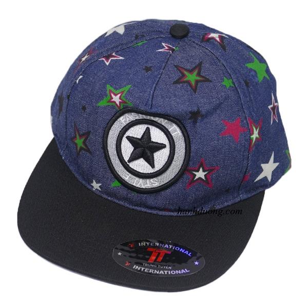 Nón kết hiphop Snapback năng động dành cho trẻ em từ 3 đến 5 tuổi, thiết kế mỏ bằng độc đáo - Hạnh Dương