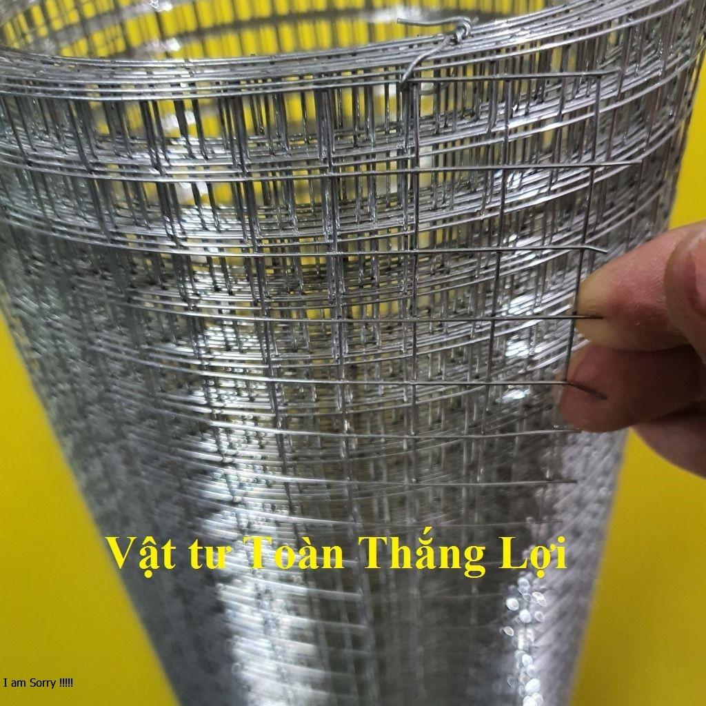 ( Khổ cao 1m x dài 30m ) Cuộn lưới sắt vây gà vịt thú nuôi mắt lỗ lưới 1,2cm, 2cm