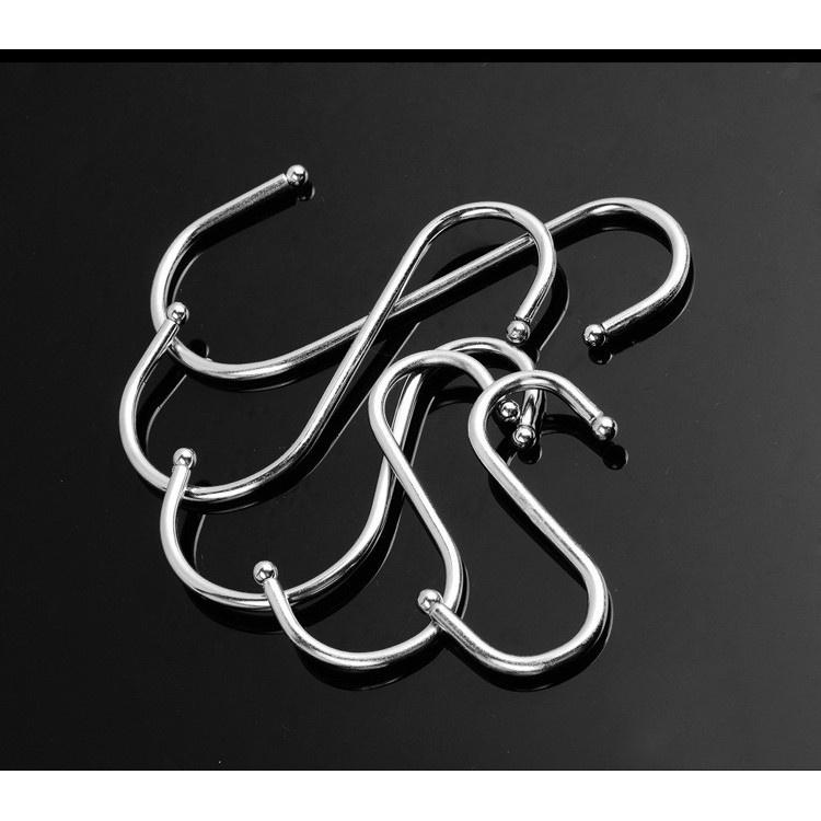 Sỉ Lô 50 Móc Chữ S Treo Đồ Siêu Chắc - Treo Hàng Hóa - Inox Loại 1