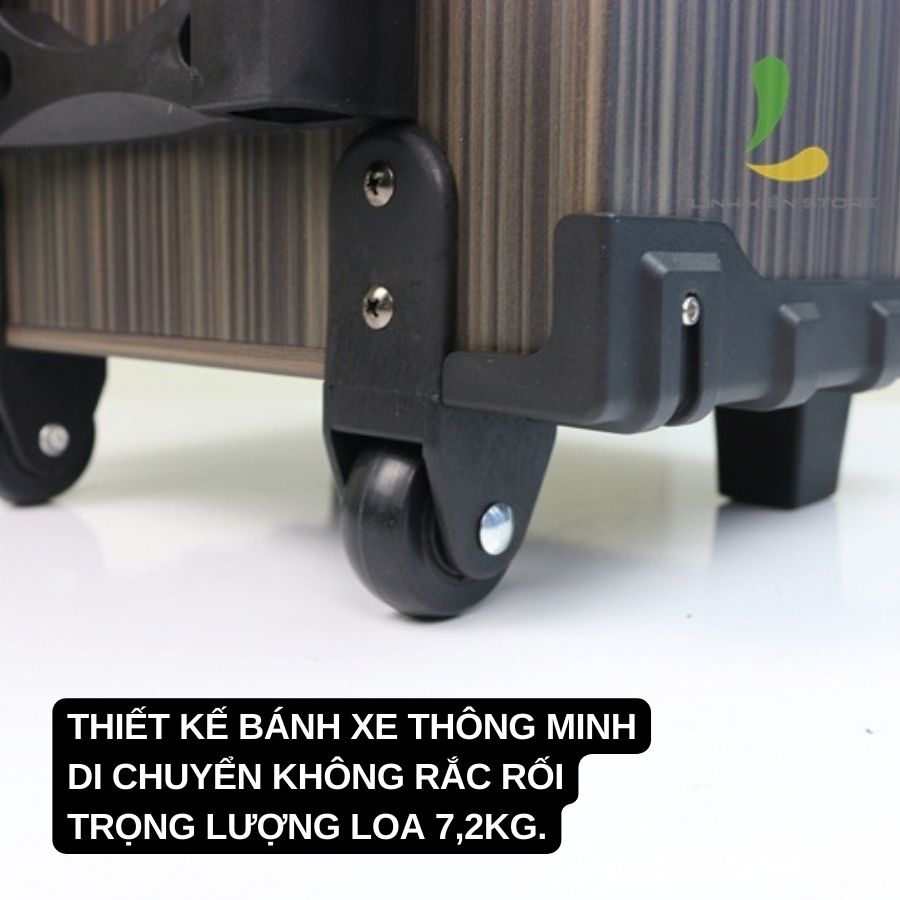 Loa kéo di động JBZ NE-108 - Loa kẹo kéo di động chính hãng dòng loa bass 2,5 tấc - Hàng nhập khẩu