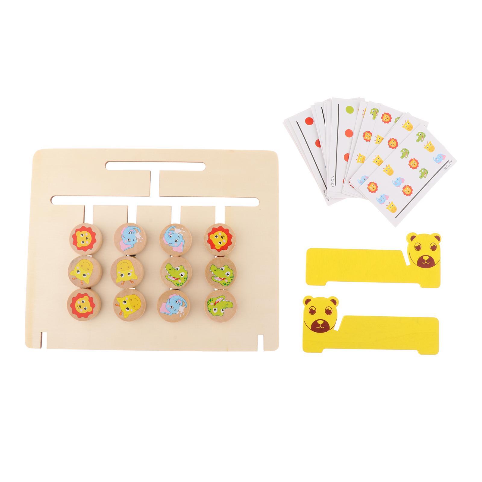 Color & Pattern Puzzle Game Montessori Toy Educational Logic Game