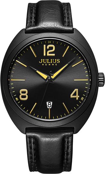 Đồng Hồ Nam Julius Homme JAH-122D Dây Da Màu Đen