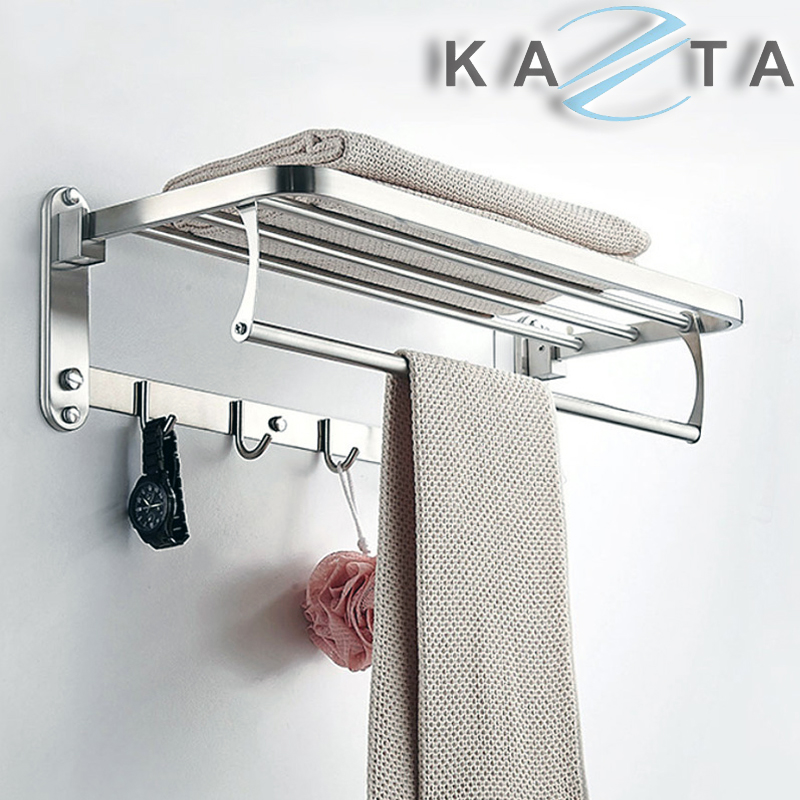 Giá treo khăn đa năng KAZTA KZ-MK01 inox 304 chống gỉ sét