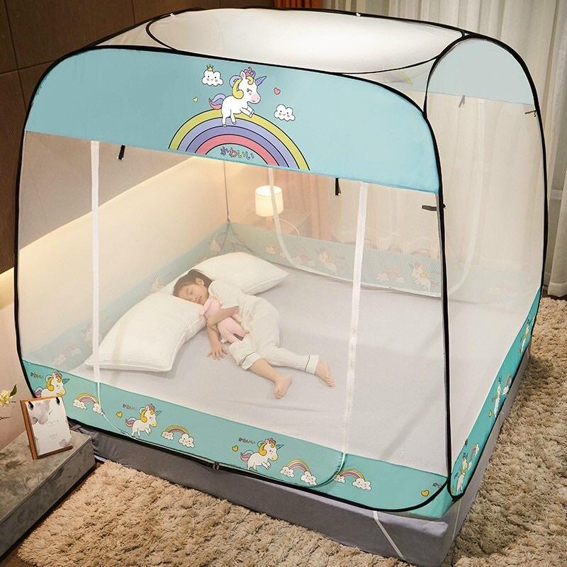 Màn Khung Đỉnh Vuông Hàng Nhập Khẩu Cao Cấp Hoạ Tiết Đáng Yêu