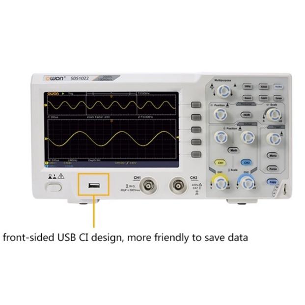 Máy hiện sóng số OWON SDS1022 (2 kênh, 20Mhz,100Ms/s)