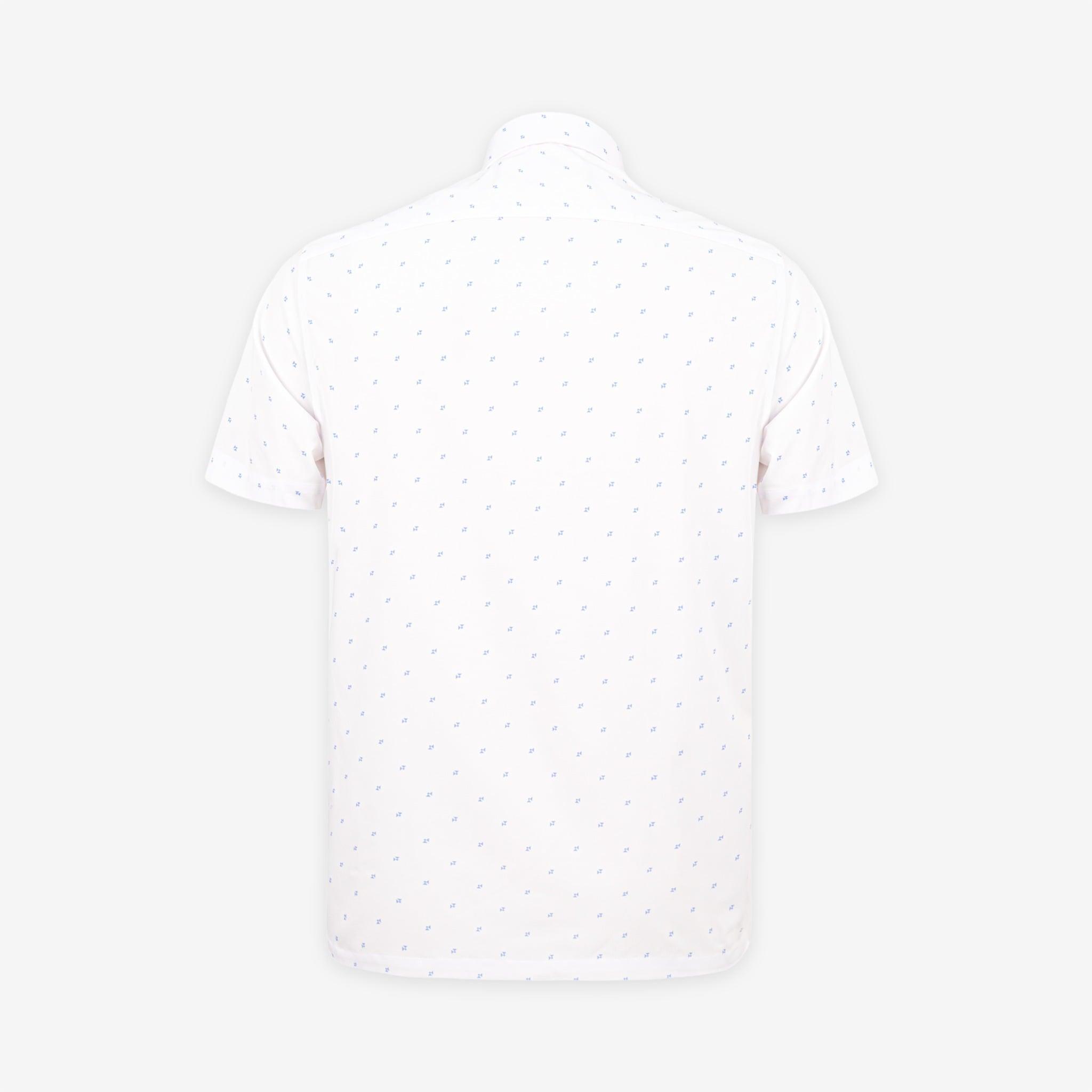 Áo sơ mi nam KHATOCO Tailor Fit ngắn tay A1MN498T2-CNIN856-2711-N