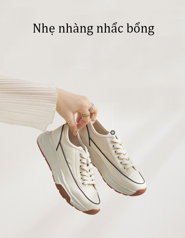Giày nữ kiểu dáng Hàn Quốc giày đi chơi giày đi làm giày đi học mã 09303 