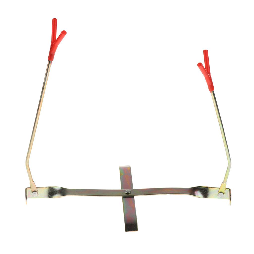 Outdoor Ice Fishing Rod Dual-Holder Rack 360 Rotation Y Shape Pole Stand