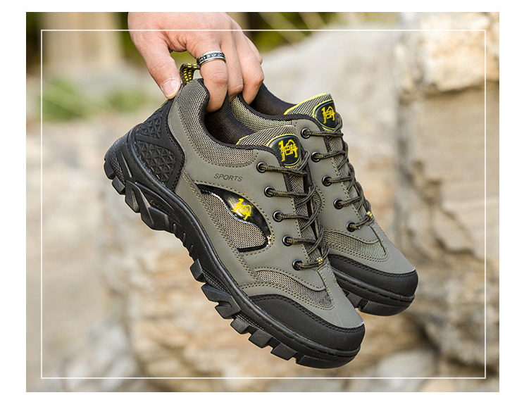 Giày Sneaker Thể Thao Nam GNS068 Đế Tăng Ma Sat ,Leo Núi ,Phượt Bền Đẹp