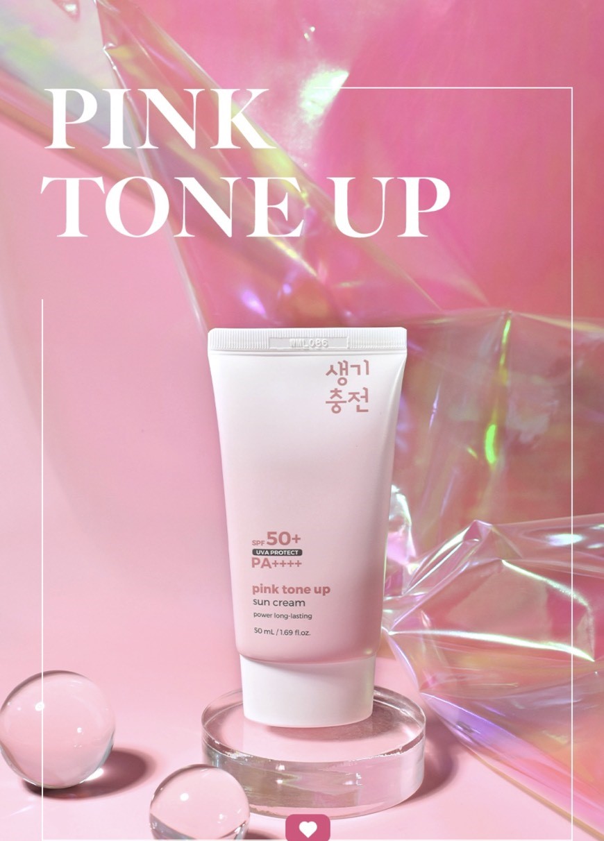 Kem chống nắng Pink Tone Up Sun Cream Prettyskin 50ml (mẫu mới)