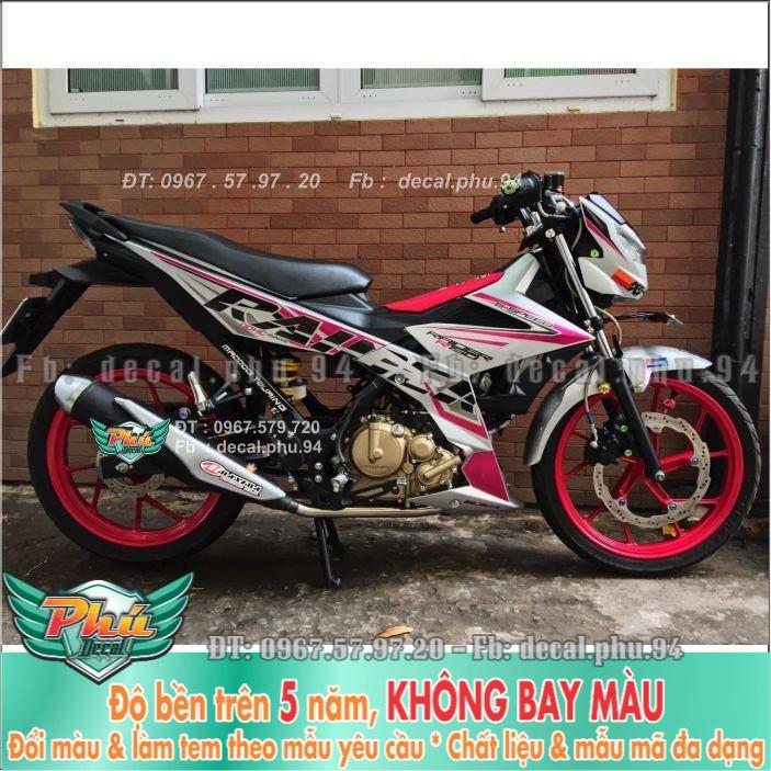 Tem rời Raider Trắng Hồng -1