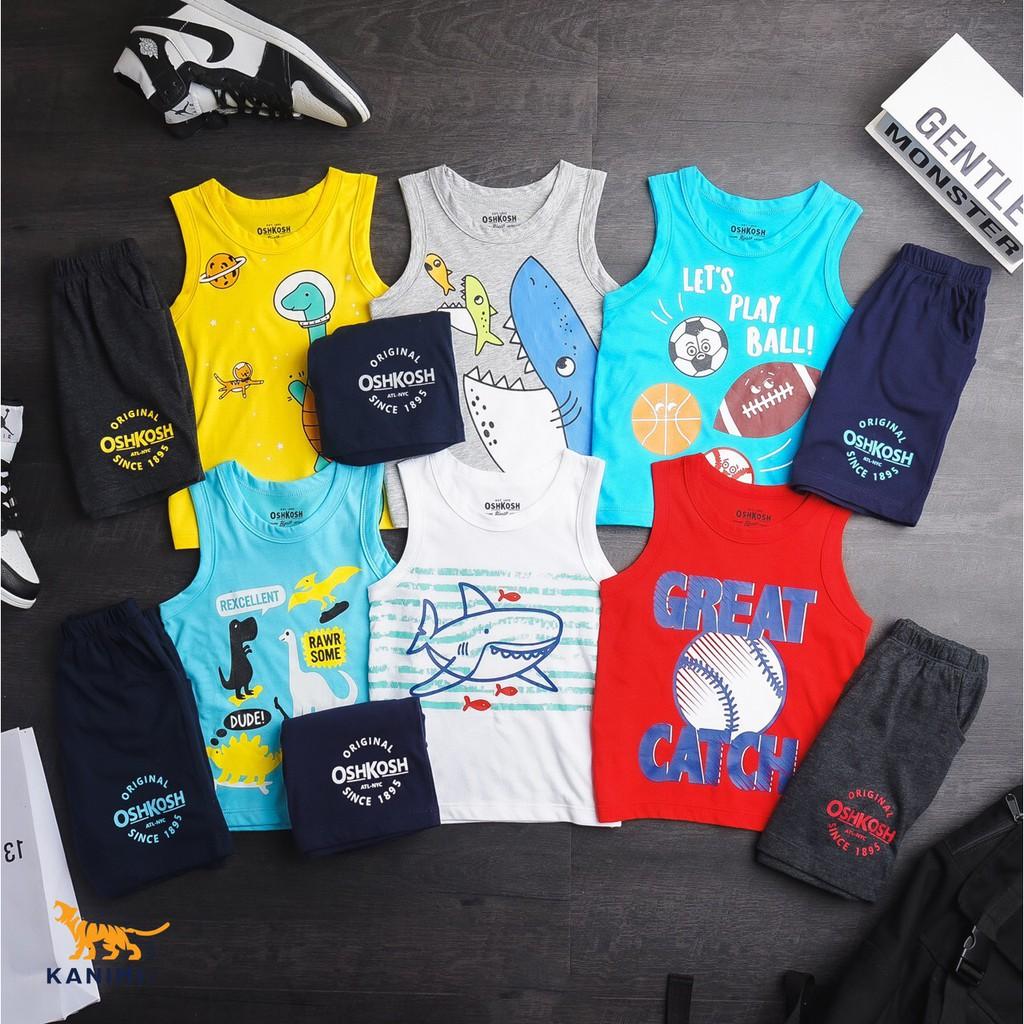 Bộ sát nách bé trai size 8-22 kg