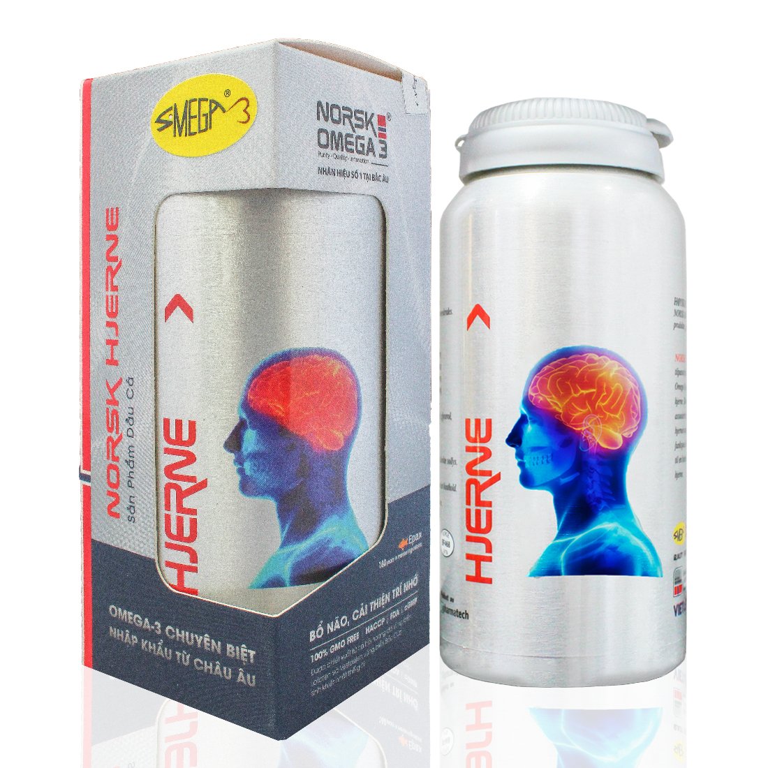 Norsk Omega 3 HJERNE - Bổ não, cải thiện trí nhớ