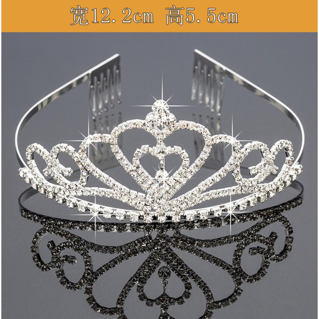 Vương miện cho bé mẫu mới 2021 cao 5.5cm rộng 12cm có xược Giangpkc Sp220585