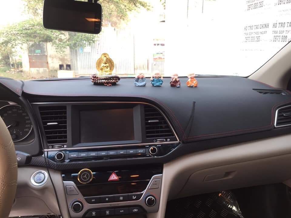 Thảm da Taplo vân carbon Cao cấp dành cho xe KIA Morning 2010-2019