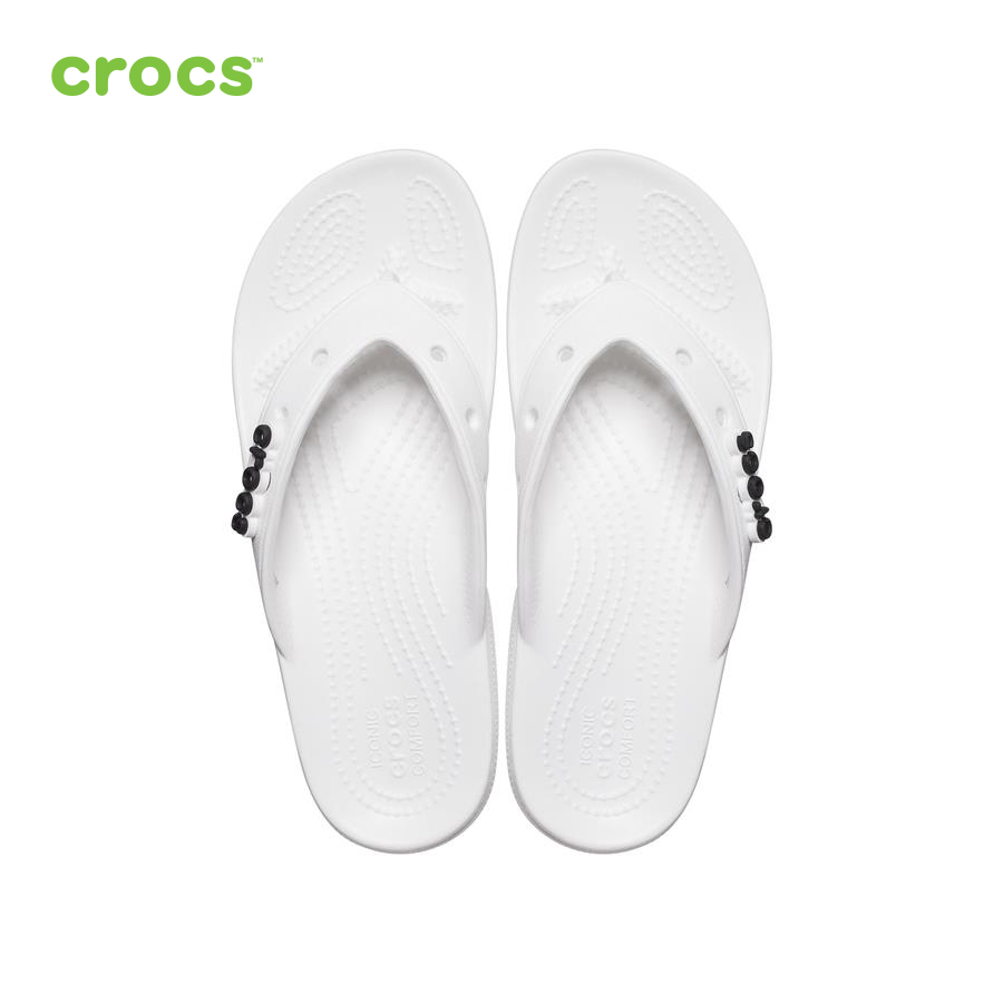 Dép nhựa nam Crocs Classic Flip U White - 207713-100