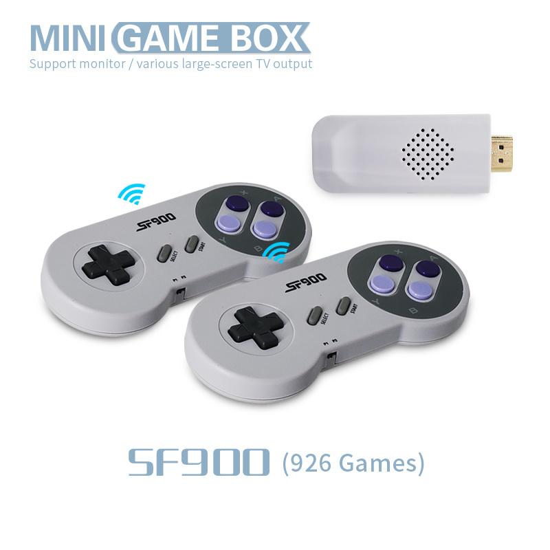 Bảng điều khiển trò chơi video retro không dây siêu 16-bit mới cho Super Game Stick HD tương thích 926 trò chơi cho các trò chơi SFC/SNES