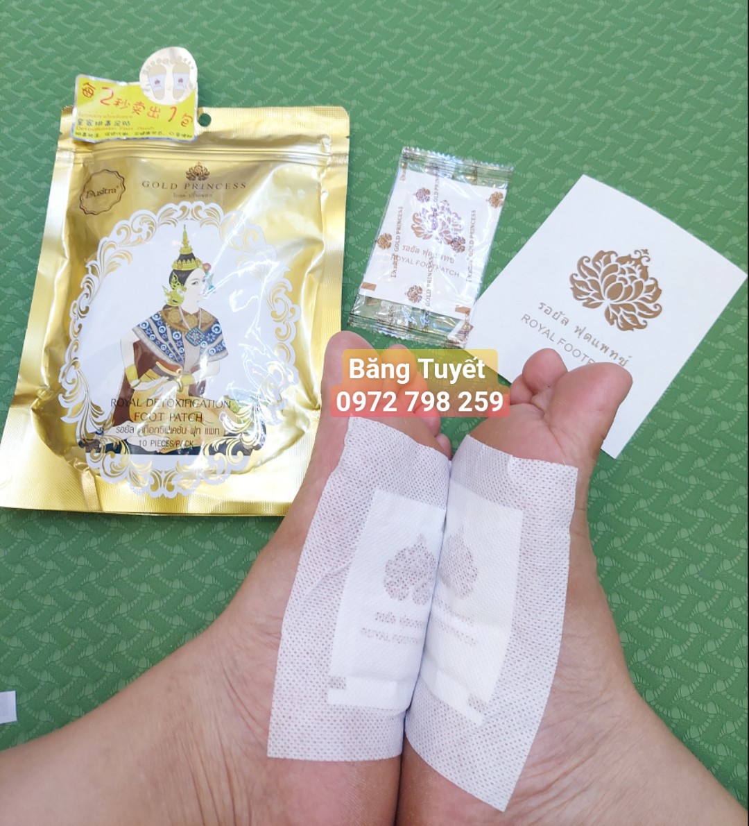 10 MIẾNG DÁN THẢI ĐỘC TỐ BÀN CHÂN KHI ĐI NGỦ THÁI LAN