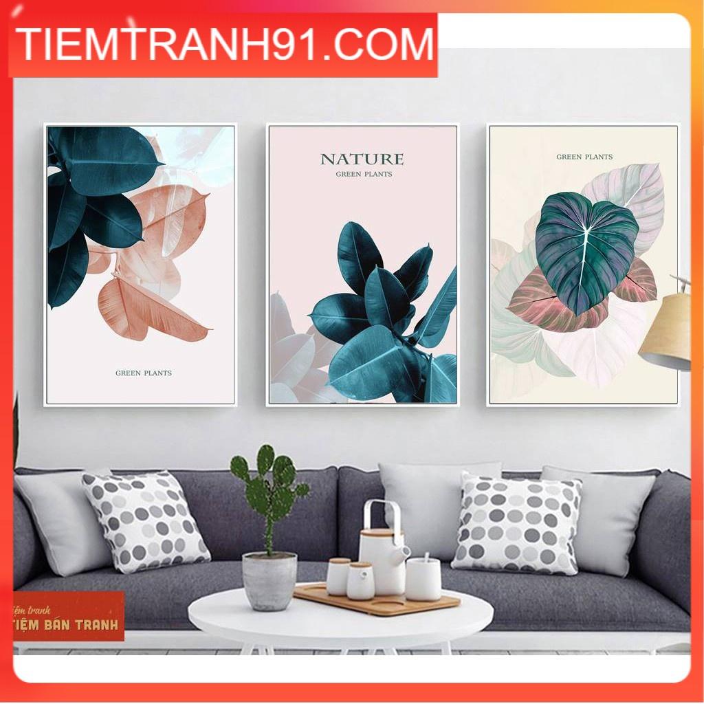 Tranh treo tường - Bộ 3 bức canvas size lớn , tranh canvas giá rẻ