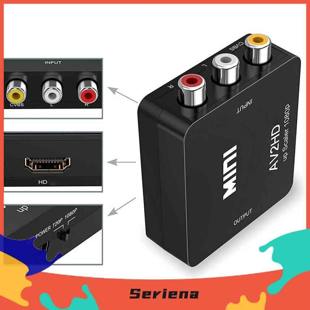 Bộ Chuyển Đổi AV Sang HDMI 1080P MINI AV2HDMI Cho HDTV