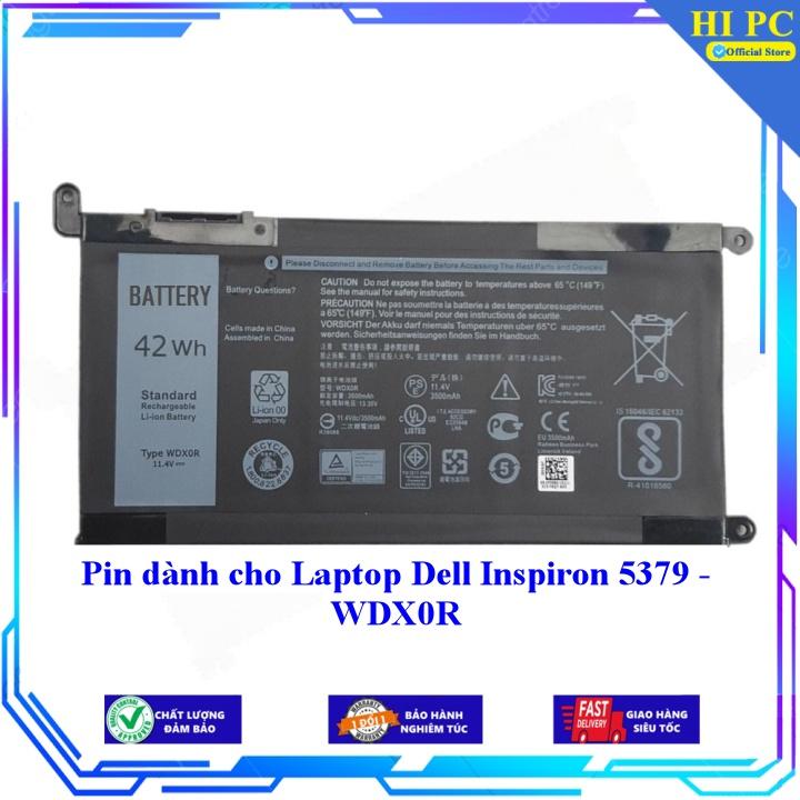 Pin dành cho Laptop Dell Inspiron 5379 - WDX0R - Hàng Nhập Khẩu