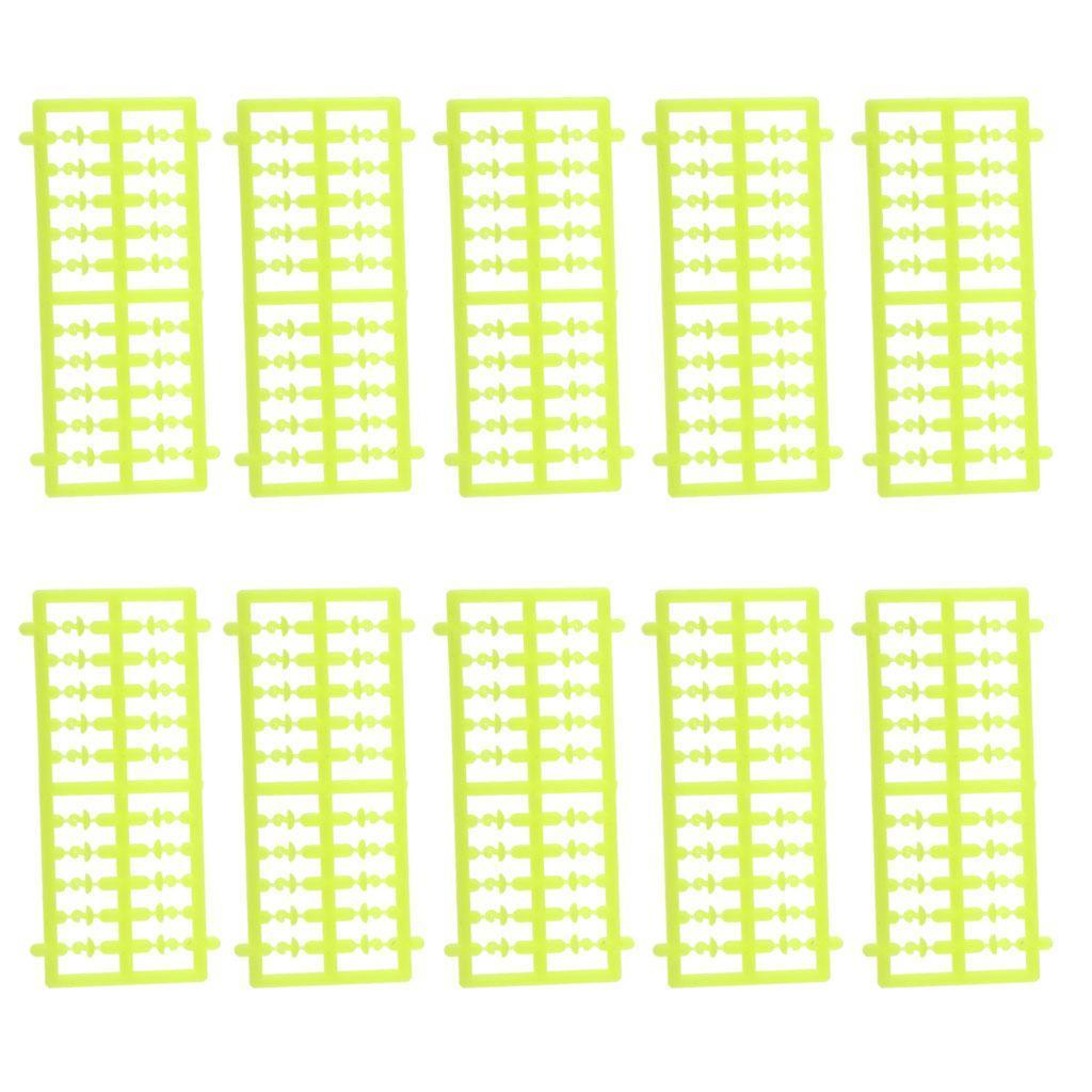 10 Frames/100pcs Carp Fishing Boilie Stops Dumb Bells Hair Rig Stops Tackle