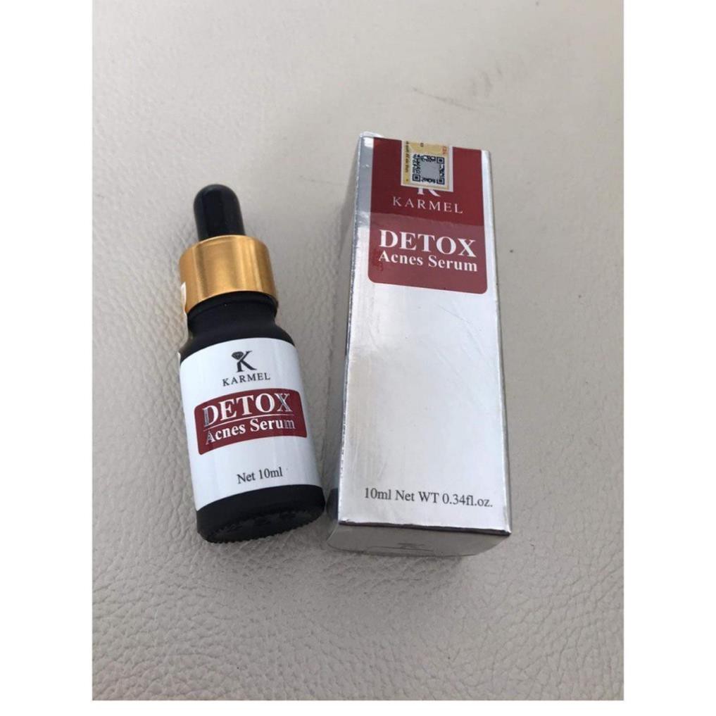 SERUM MỤN DETOX ACNES KARMEL 10ml -Ngừa Mụn, mờ vết thâm, mờ nám, tái tạo da, dưỡng trắng da ( mẫu mới )