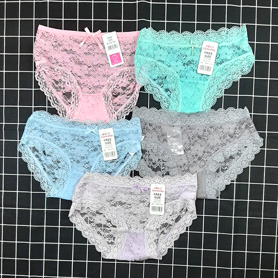 Combo 5 Quần Lót Ren Siêu Mềm Mịn Co Giãn 4 chiều