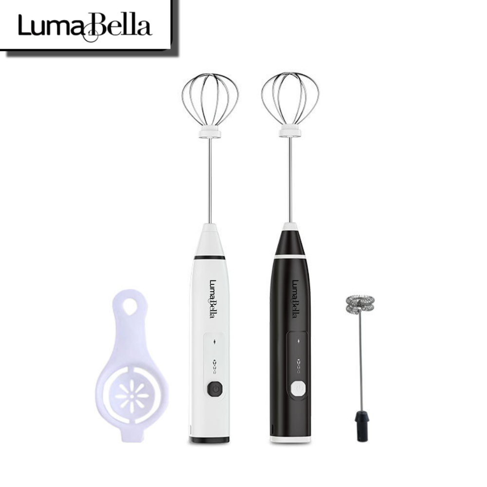 Máy đánh trứng, tạo bọt sữa cafe Lumabella LB-1772 thiết kế cầm tay cỡ nhỏ tiện dụng cho gia đình - DELIYA - HÀNG CHÍNH HÃNG