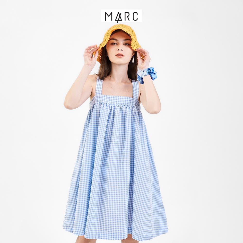 Đầm 2 dây nữ MARC FASHION form suông cài nút sau CBVH070522