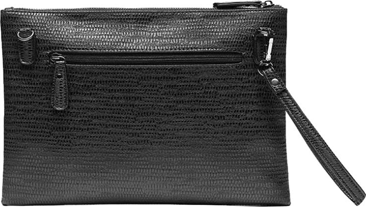 Trend Clutch Bag Pu Leather Skull Card Purses & Pouches - Black