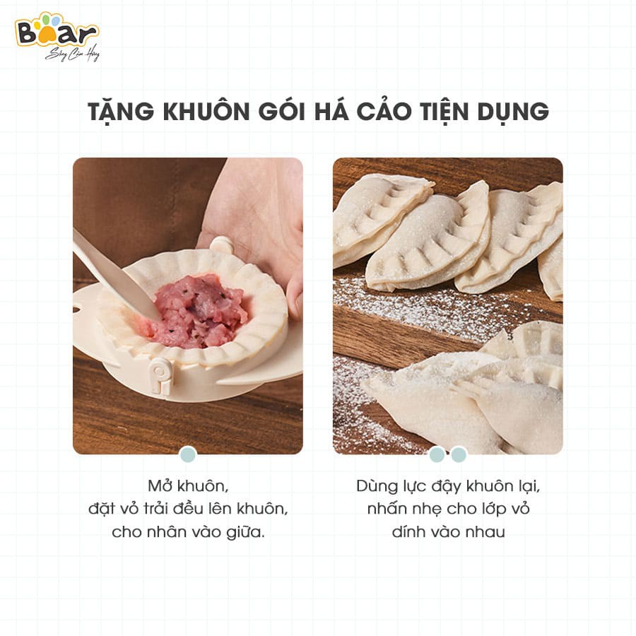 Máy Xay Thực Phẩm Bear QSJ-C04R8S - hàng chính hãng