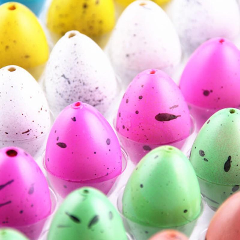 Đồ chơi 5 trứng khủng long nở bằng nhựa đầy màu sắc đáng yêu