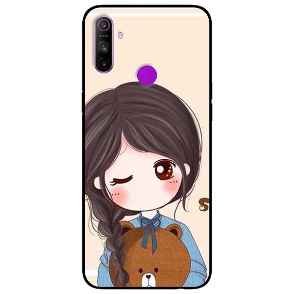 Ốp lưng dành cho Realme C3 mẫu Nàng Ôm Gấu