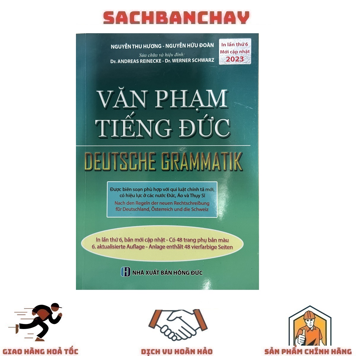 Sách - Văn Phạm Tiếng Đức - Deutsche Grammatik (Kèm Theo 32 Trang Phụ Bản Màu) - Tái Bản 2023