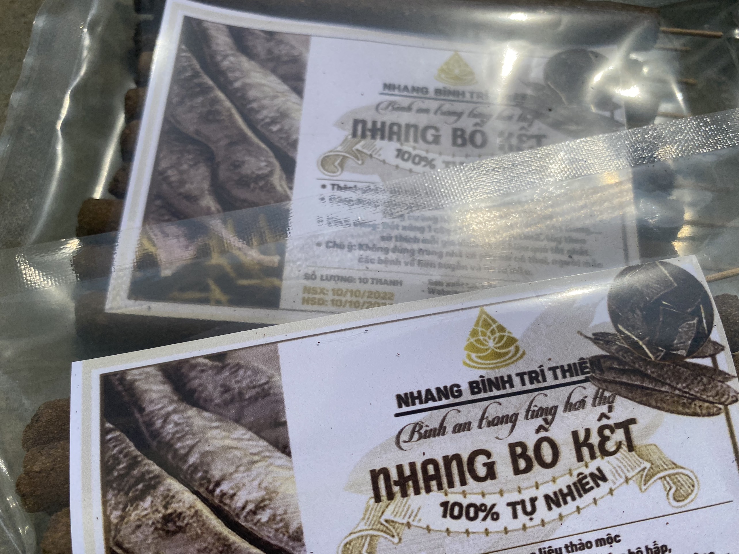 10 Thanh Nhang Bồ Kết Xông nhà Bình Trí Thiện (100% tự Nhiên)