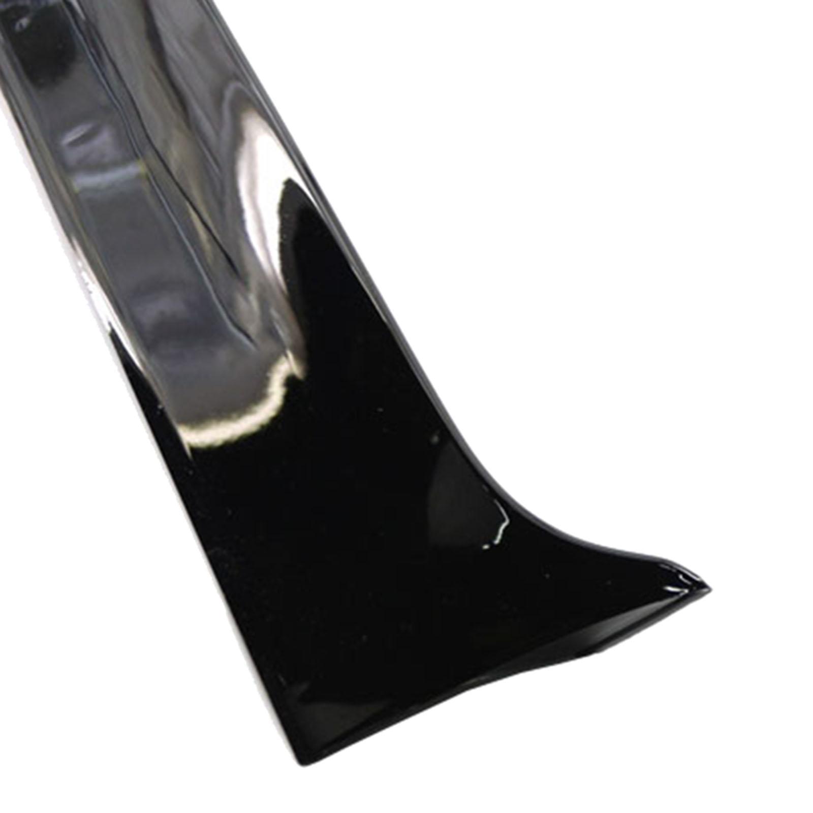2Pcs Rear Window Side Spoiler Wing for R Variant Wagen Gloss Black