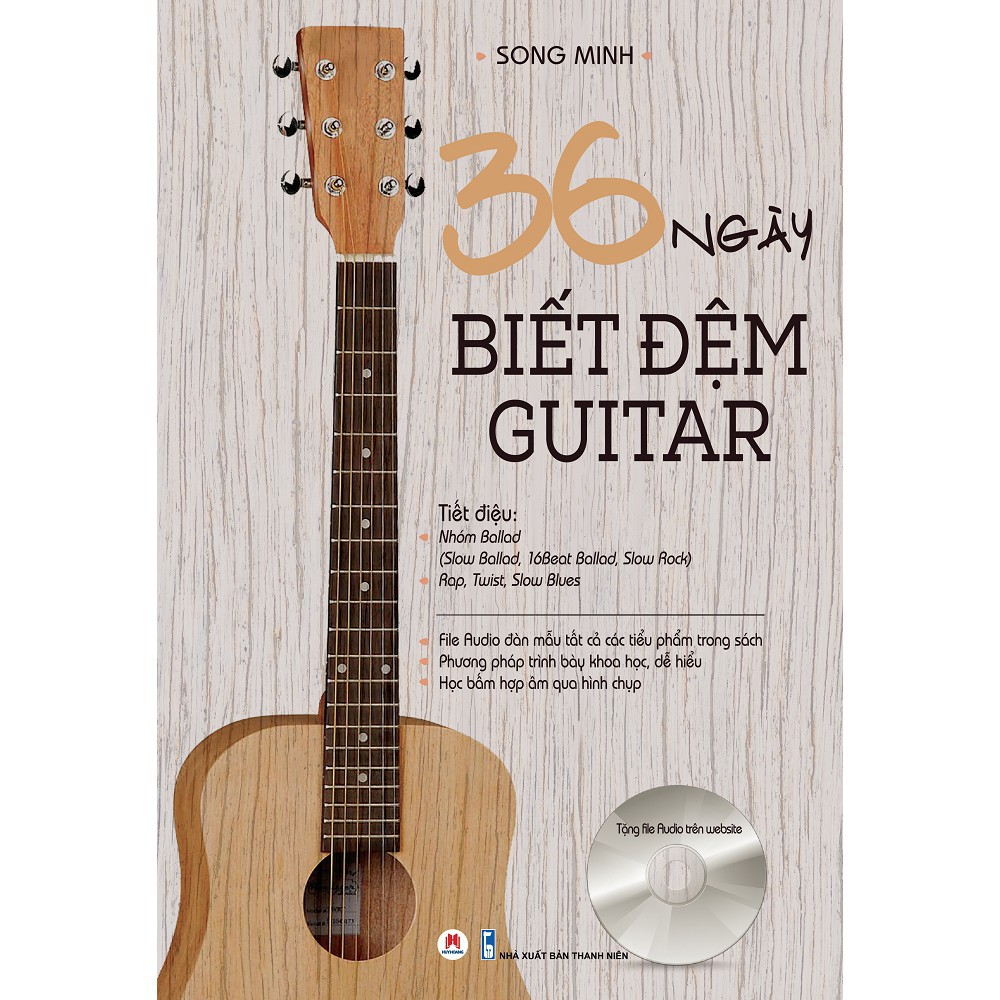 Combo 2 Cuốn Sách Về Âm Nhạc Hay: 36 Ngày Biết Đệm Guitar+ Tự Học Nhạc Lý Cơ Bản