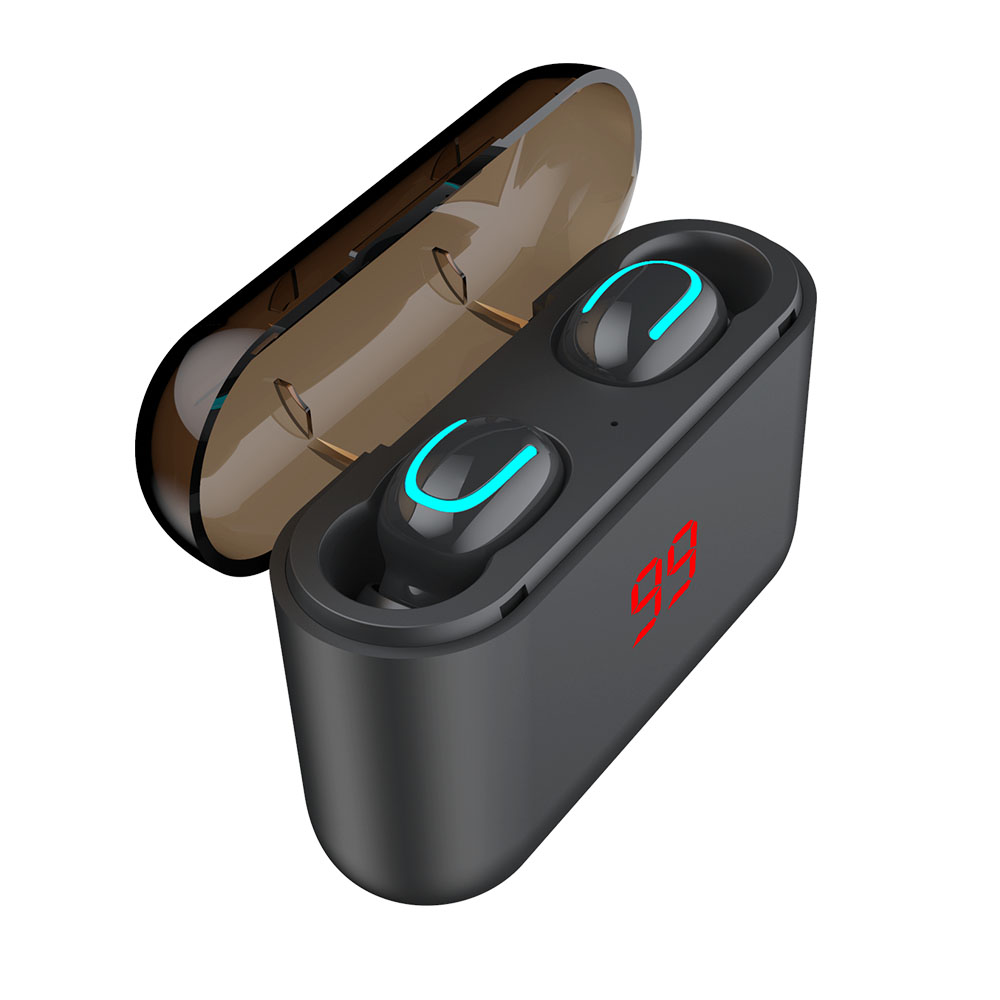 Tai Nghe Không Dây HBQ-Q32 TWS Bluetooth 5.0 Với Hộp Sạc Mic