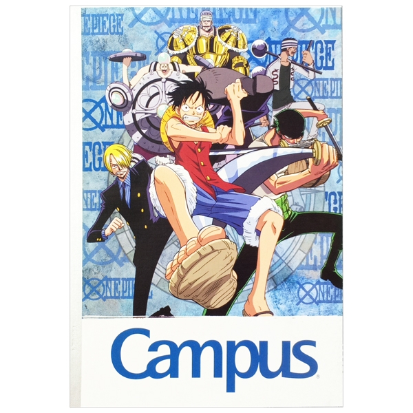 Vở Campus B5 Kẻ Ngang Có Chấm 200 Trang ĐL 70 One Piece - Mẫu 4