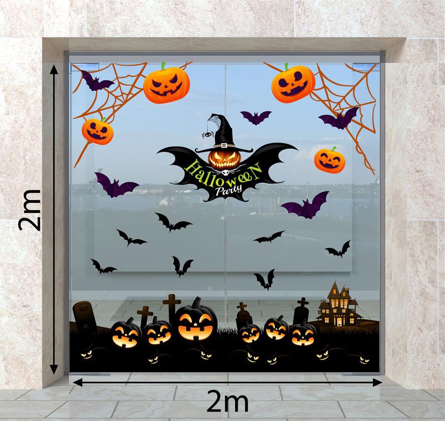 DECAL TRANG TRÍ HALLOWEEN 2023  COMBO SỐ 29