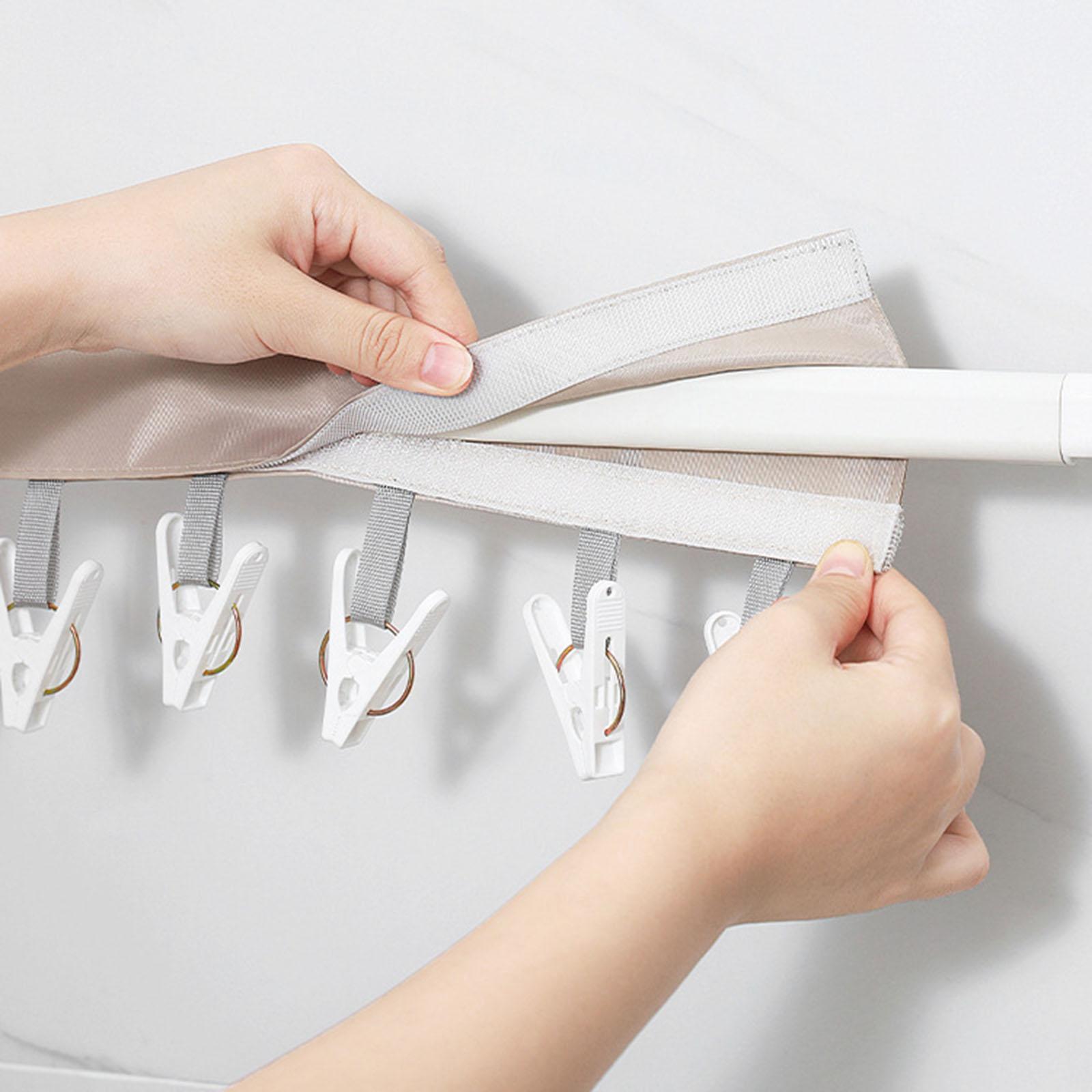 Hanger Clips Hanging Portable Nonslip Folding for Outdoor Bathroom Socks