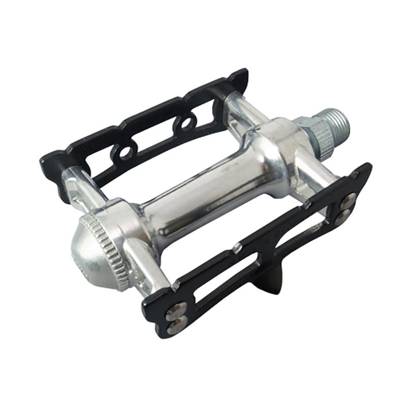 MKS Pedal Sylvan Track Bike Xe đạp Fixed Gear Xe đạp Cưỡi Xe đạp Đường bộ Tốc độ đơn Hợp kim nhôm Bàn đạp màu đen bạc