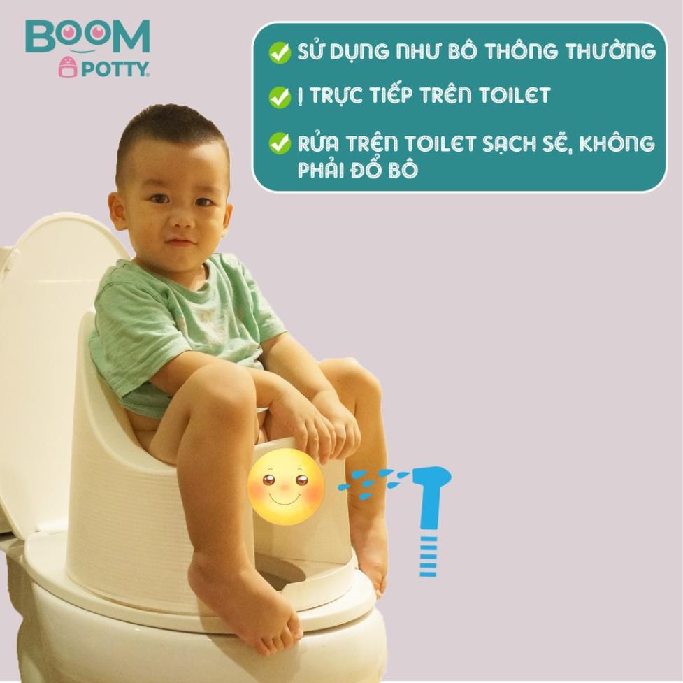 Combo 2 Bô Thông Minh Đa Năng Cho Bé Boom Potty, cho bé từ 8m (8.5kg) tới 4 tuổi