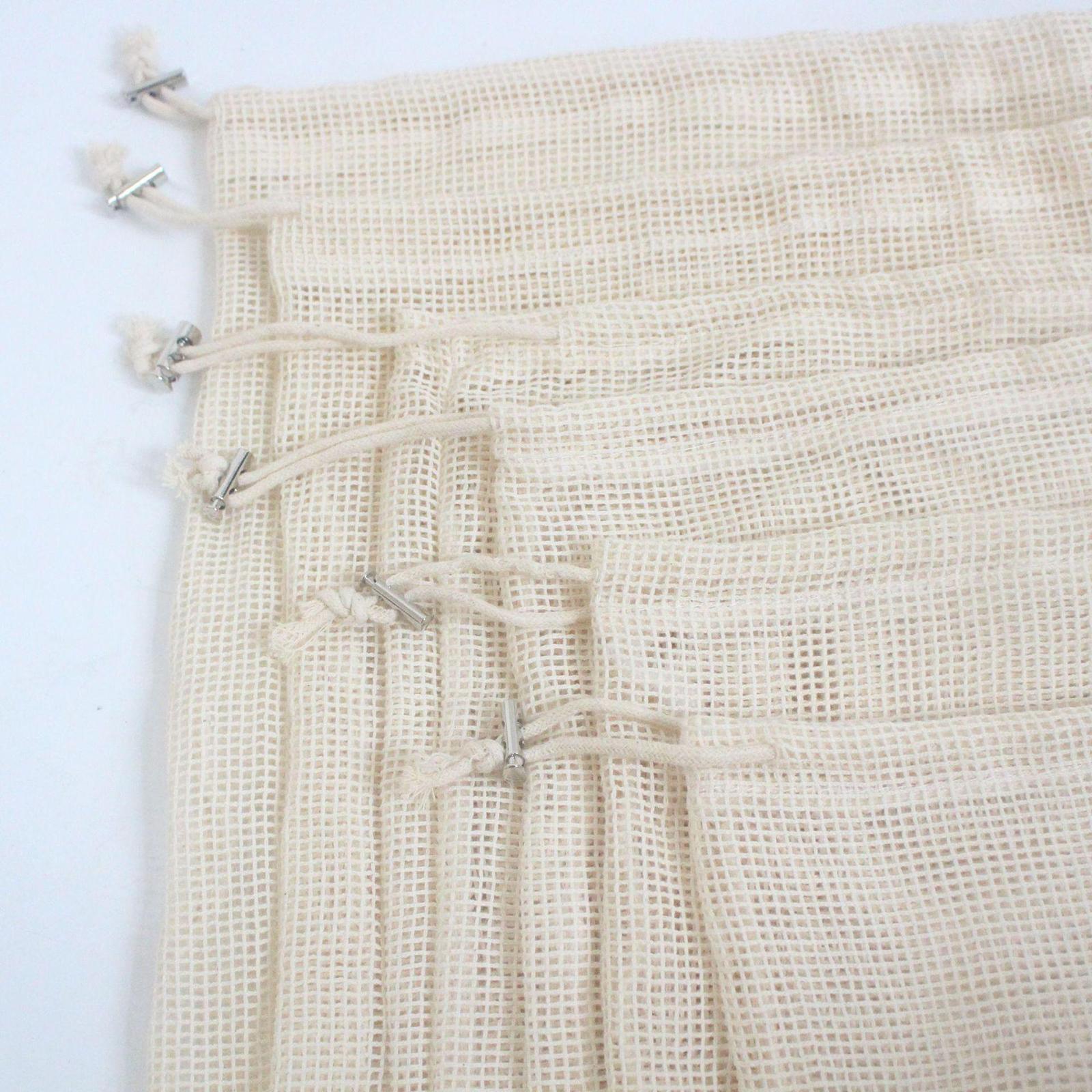 Cotton Mesh Vegetable Bags Produce Bag Storage Bag